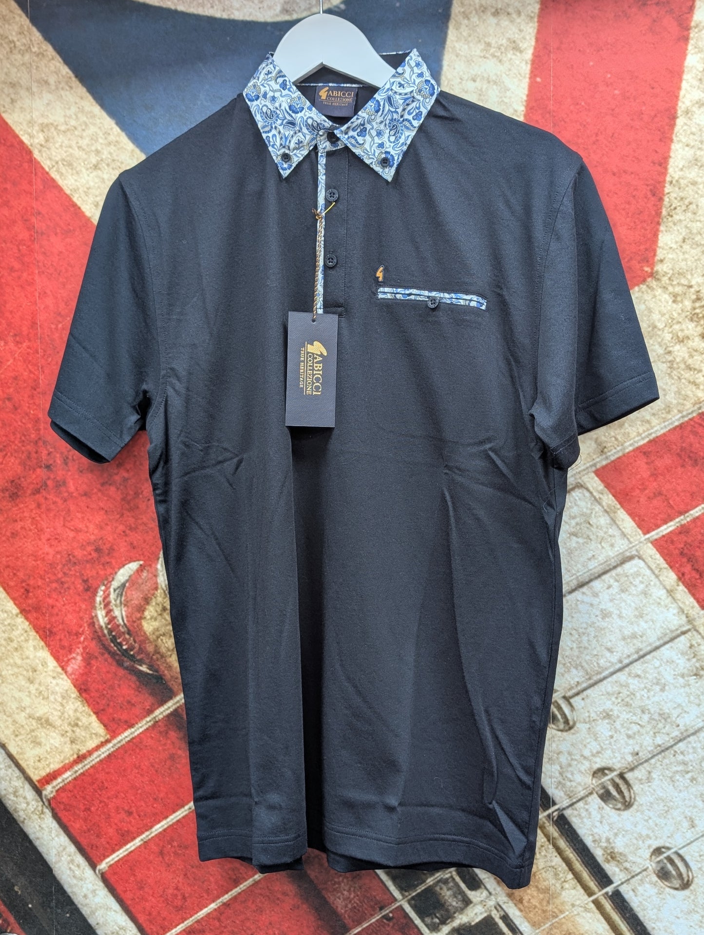 Gabicci Mooreland Paisley Collar Polo