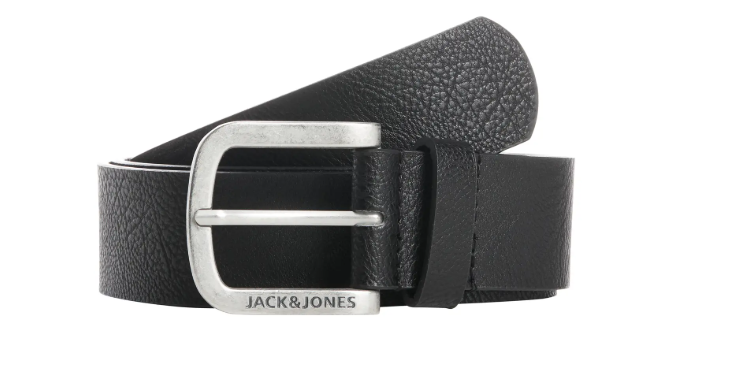 Jack & Jones Harry Belt Black in Various Sizes 30-42 inches