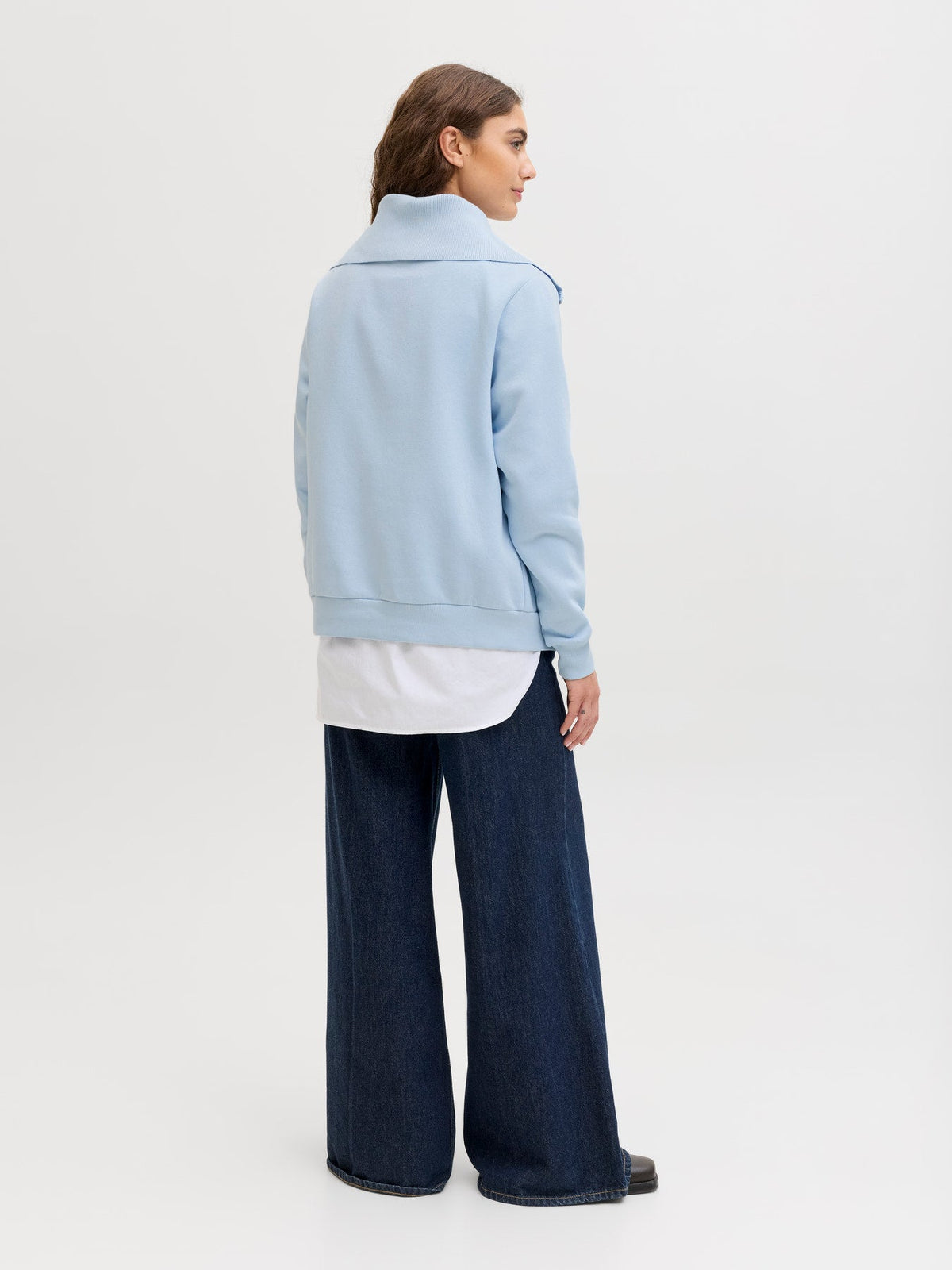 JJXX Studio Vesterbro Flat Knit Zip Sweat Jacket - Women's EMPRSS / WOMENS