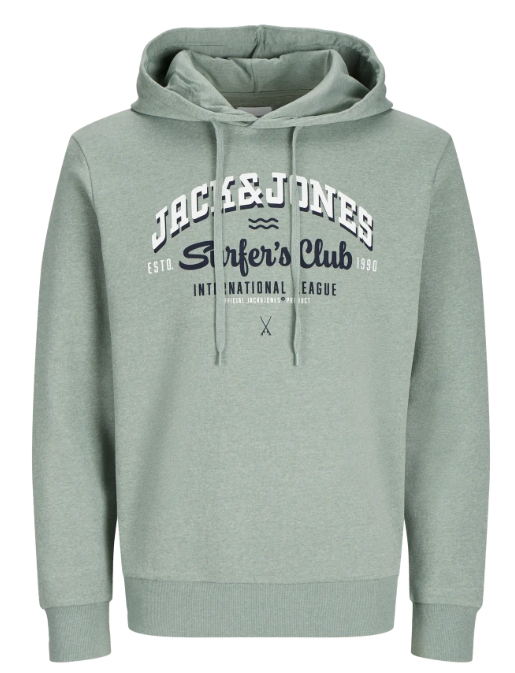 Jack & Jones Logo Sweat Hood Col 24/25 in Various Colors and Sizes