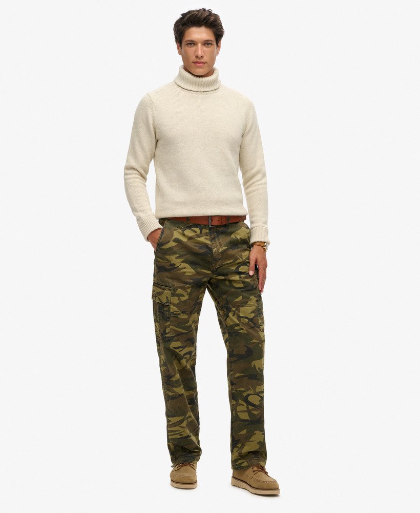 Superdry Organic Cotton Baggy Cargo Pants