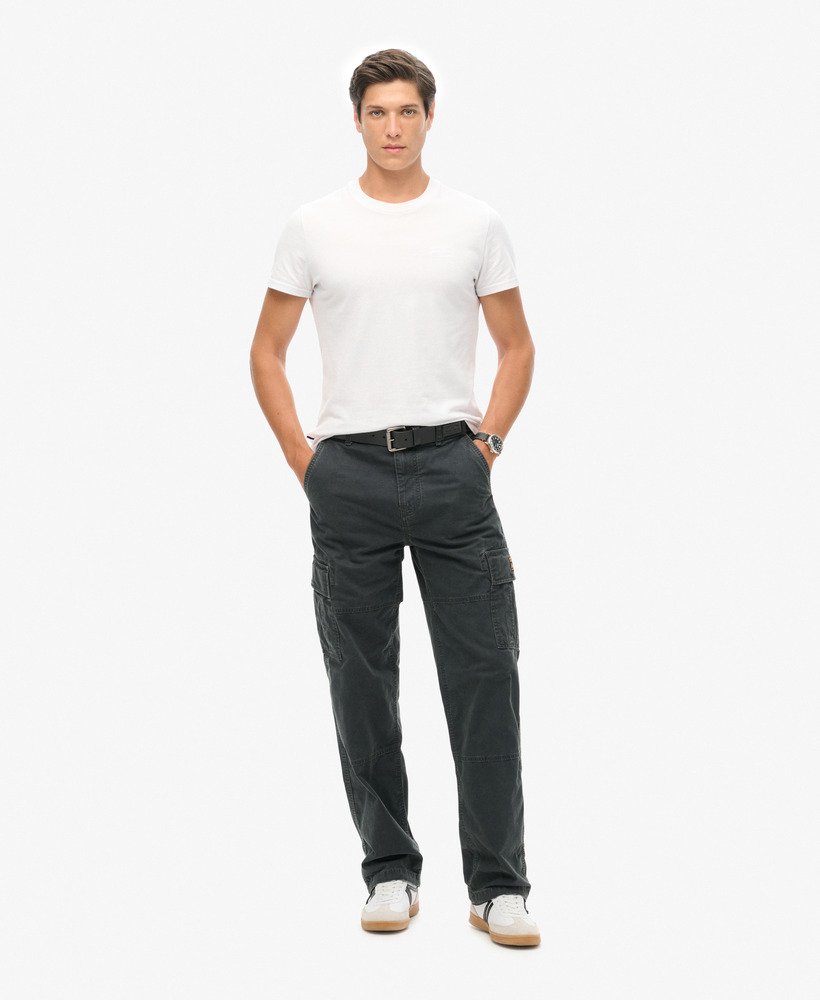 Superdry Organic Cotton Baggy Cargo Pants