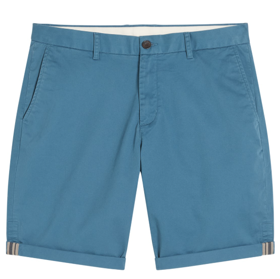Ben Sherman Signature Classic Chino Shorts in Airforce, Black, and Stone Colors