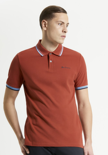 Ben Sherman Signature Pique Polo Shirt in Classic Colors and Multiple Sizes