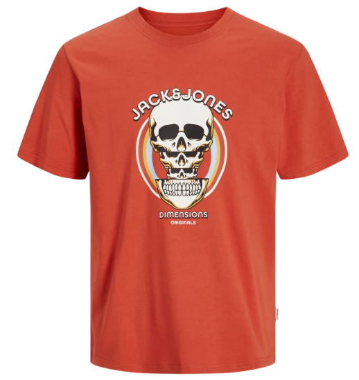 Jack & Jones Anatomy Skull Tee in Various Colors and Sizes