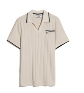 Original Penguin Ribbed Polo Shirt in Classic Fit for Men
