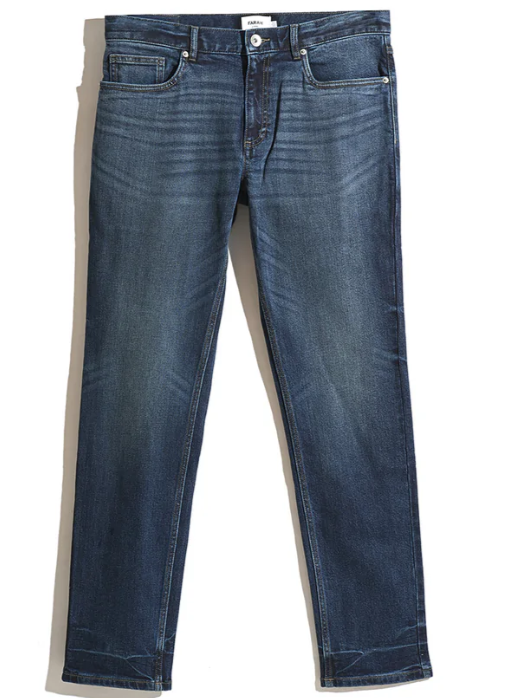 Farah Jeans Men's Classic Fit Jeans in Rinse Worn and Rinse Denim colours