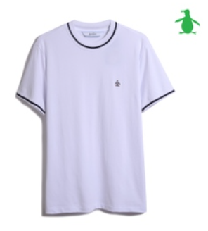 Original Penguin Organic Pique Ribbed Tipping short sleeve T-shirt