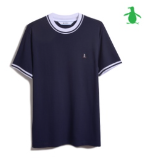 Original Penguin Organic Pique Ribbed Tipping short sleeve T-shirt
