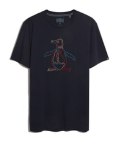 Original Penguin Jersey Graphic Outline Tee
