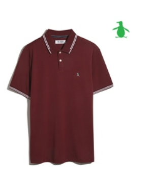 Original Penguin Interlock Tipped Polo