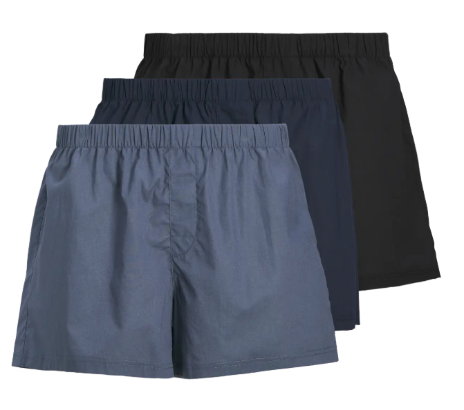 Jack & Jones JacMilano Woven Boxers 3 Pack EMPRA / MENS