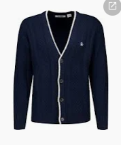 Original Penguin Cable Knit V-neck Cardigan