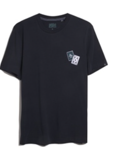 Original Penguin Graphic Embroidered Cards Tee