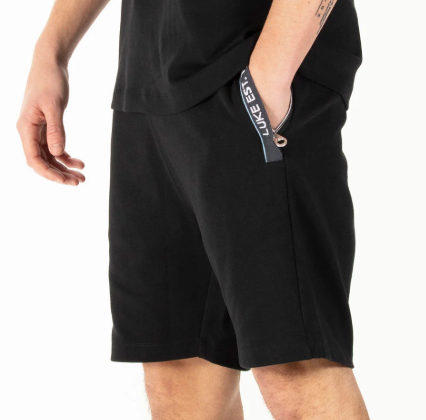 LUKE Reid Text Detail Shorts