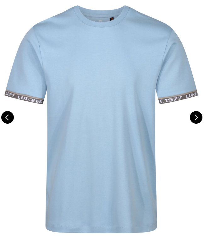LUKE Nelson Text Cuff Tee