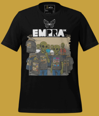 Zombie Aliens: "EMPRA Takeover" Graphic Tee