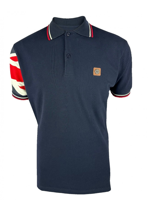 Trojan Flag Sleeved Polo