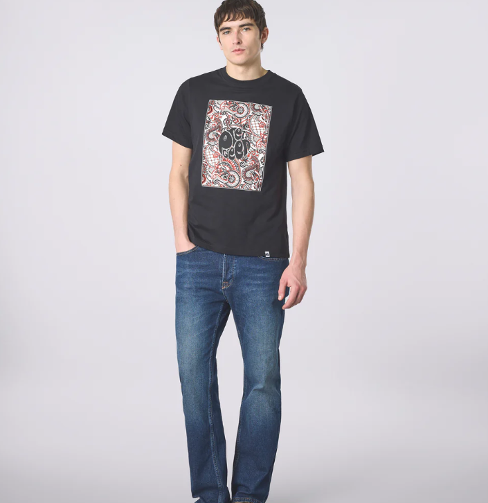 Pretty Green Resonance Box Logo T-Shirt EMPRA / MENS