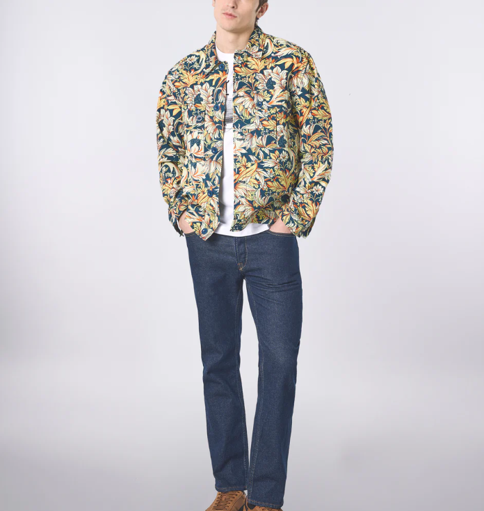 Pretty Green Bostall Printed Overshirt EMPRA / MENS