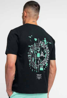 Marshall Artist Glitch Theory T-Shirt with back print EMPRA / MENS
