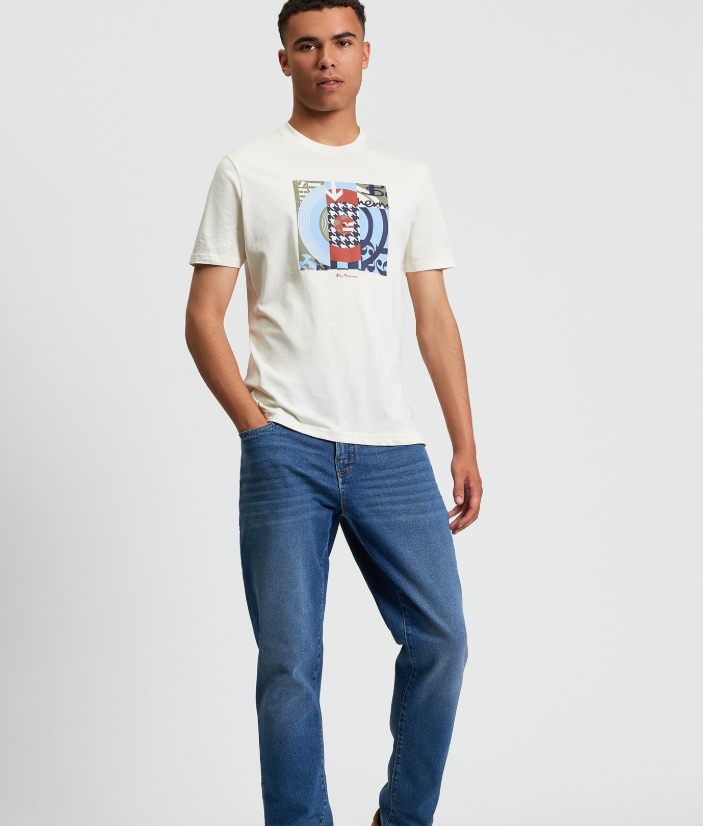 Ben Sherman Collage Target Tee