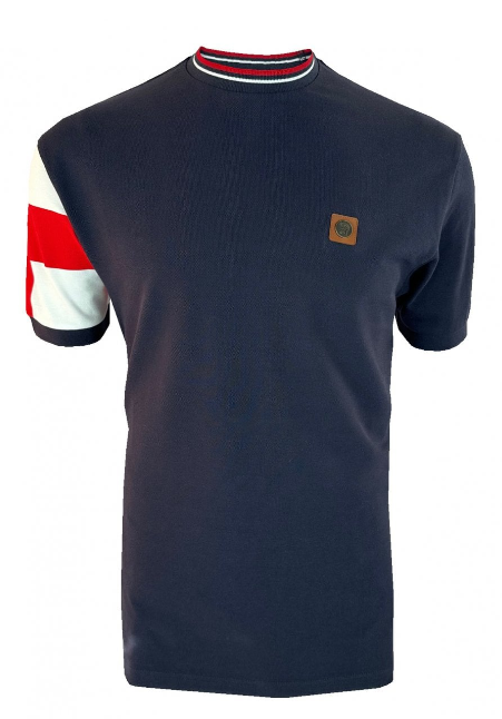 Trojan Flag Print Pique Tee
