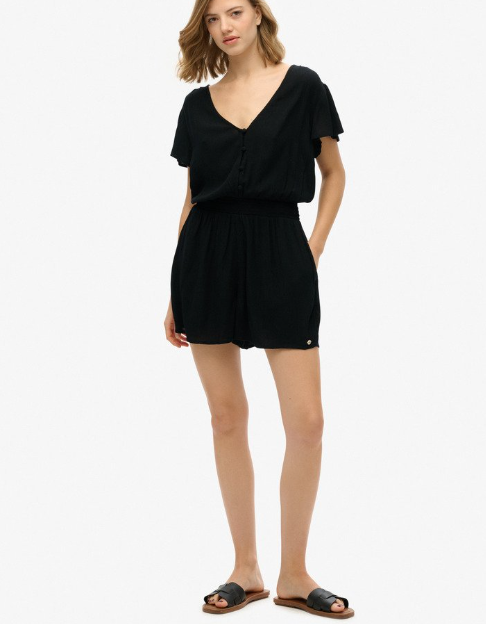 Superdry Short Sleeved Printed Playsuit