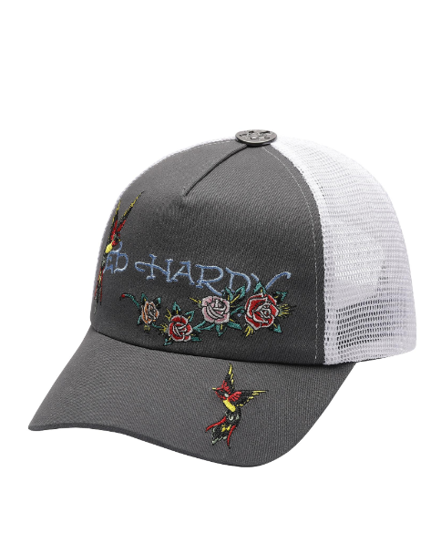 Ed Hardy 5 Panel Trucker Cap
