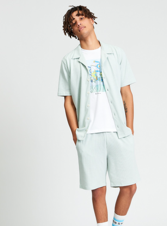 Ben Sherman Tri Colour Texture Short