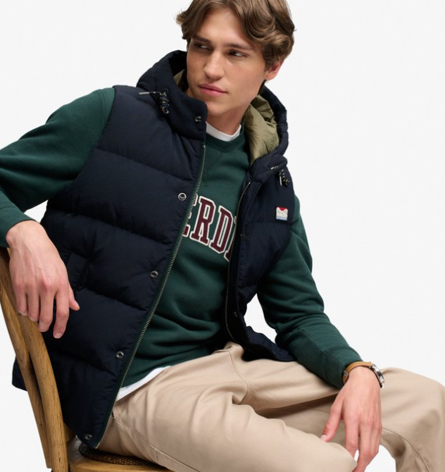 Superdry Hooded Short Everest Gilet (Men's)