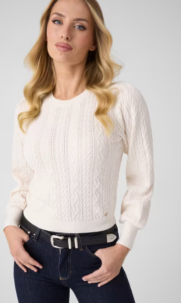 Guess Joanna Crew Neck Sweater - Women's