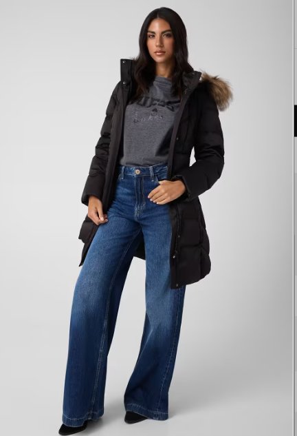 Guess Marina Medium Real Down Padded Jacket - Women's