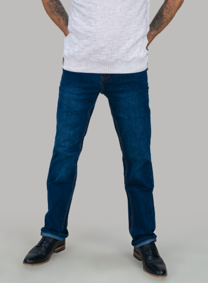 Cavani Jeans Milano Slim Fit Men's Denim Pants in Classic Black, Navy & Stonewash Colors