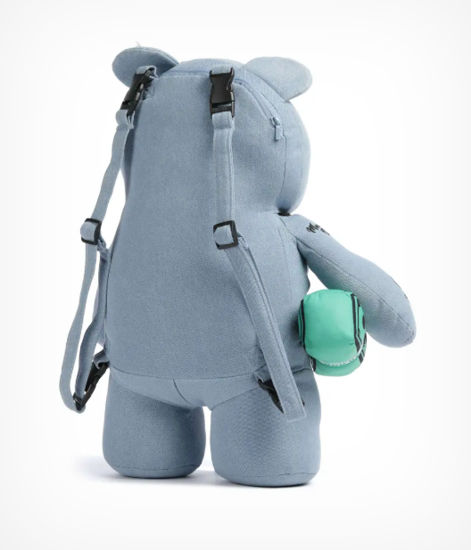 Sprayground Denim Shark Moneybear Teddy Bear Backpack