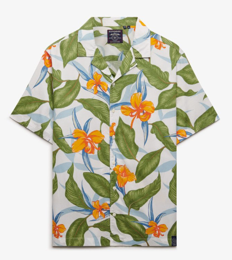 Hawaiian Print Short Sleeve Shirt