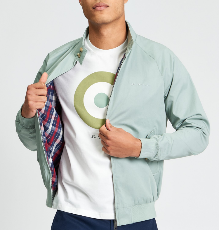 Ben Sherman Signature Harrington Check Lined Jacket