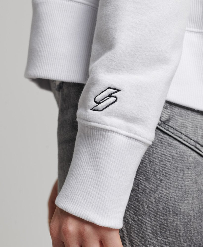 Superdry Logo Foil Crop Hood (Women's)