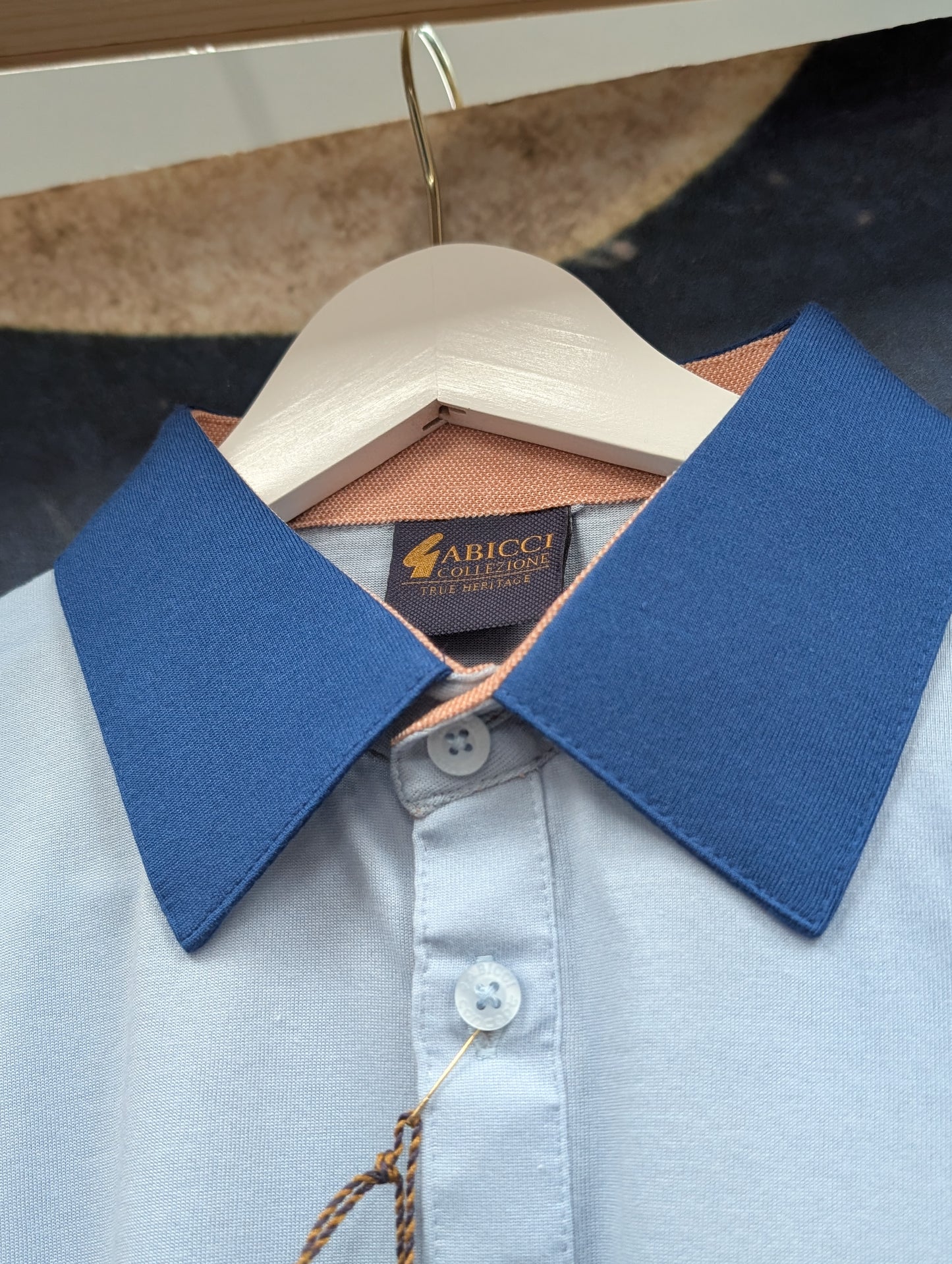 Gabicci Contrast Collar Pocket Polo