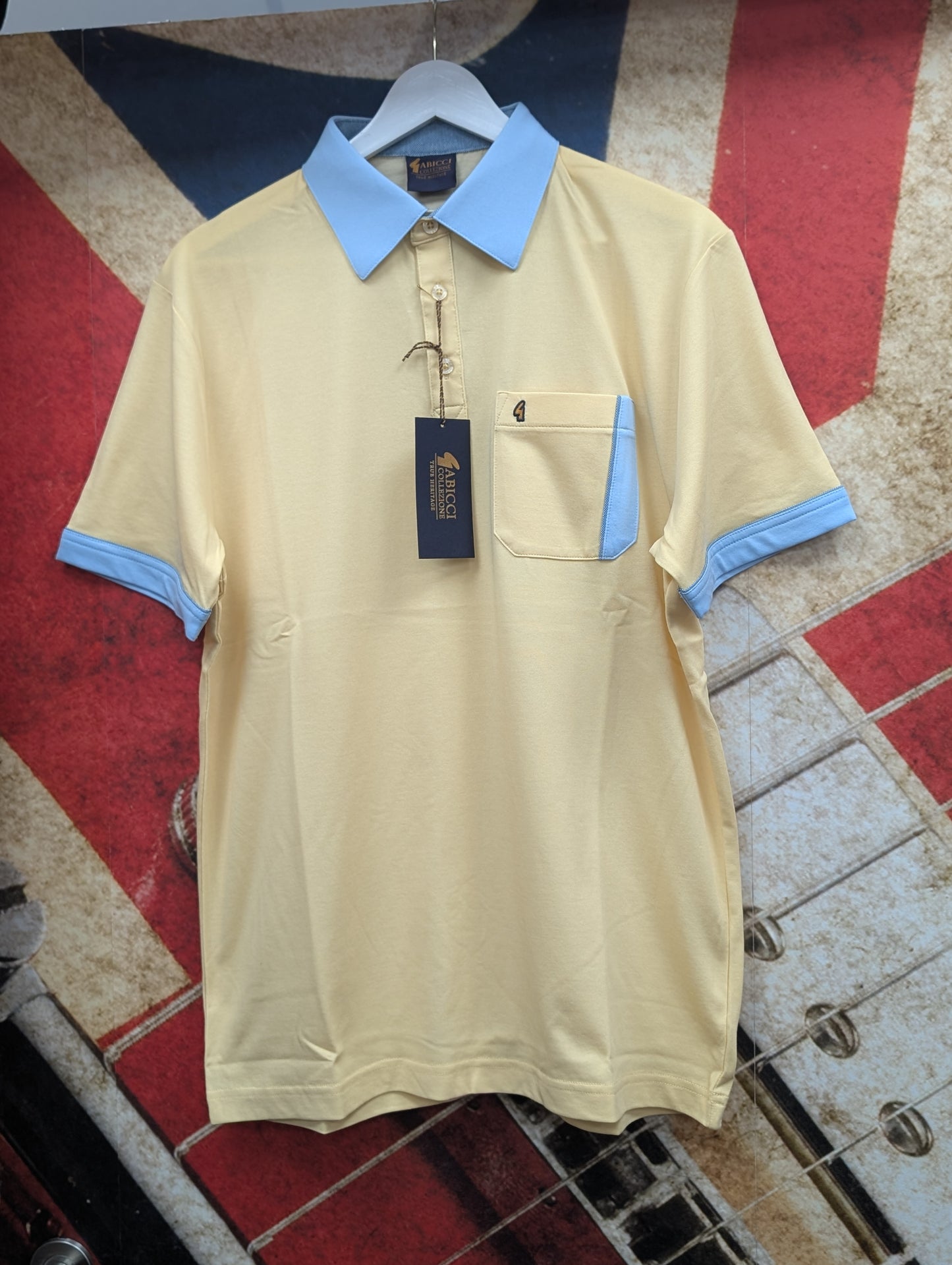 Gabicci Contrast Collar Pocket Polo