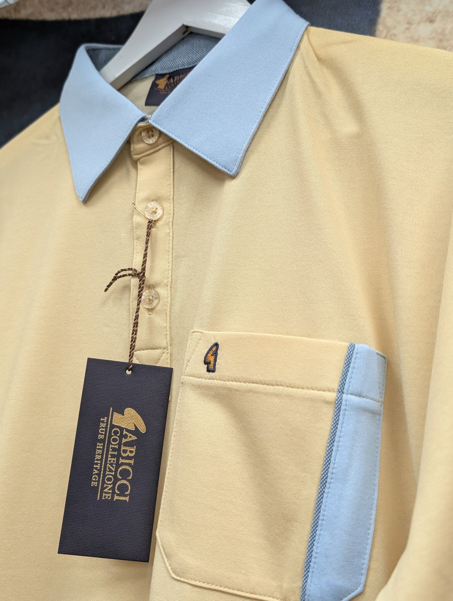 Gabicci Contrast Collar Pocket Polo