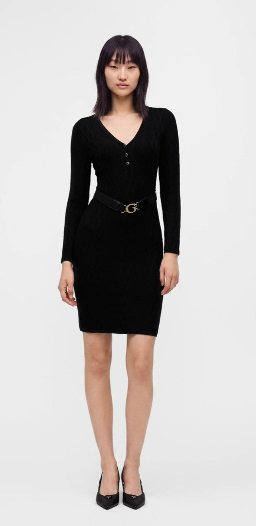 Guess Yuki Cable Bodycon Dress