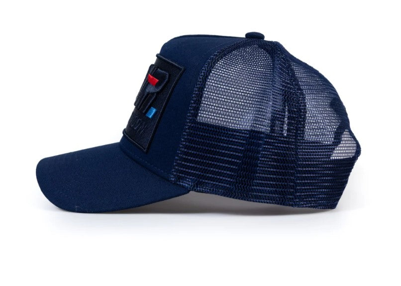 SOCIETE NOIR LA VITESSE MESH TRUCKER BASEBALL CAP