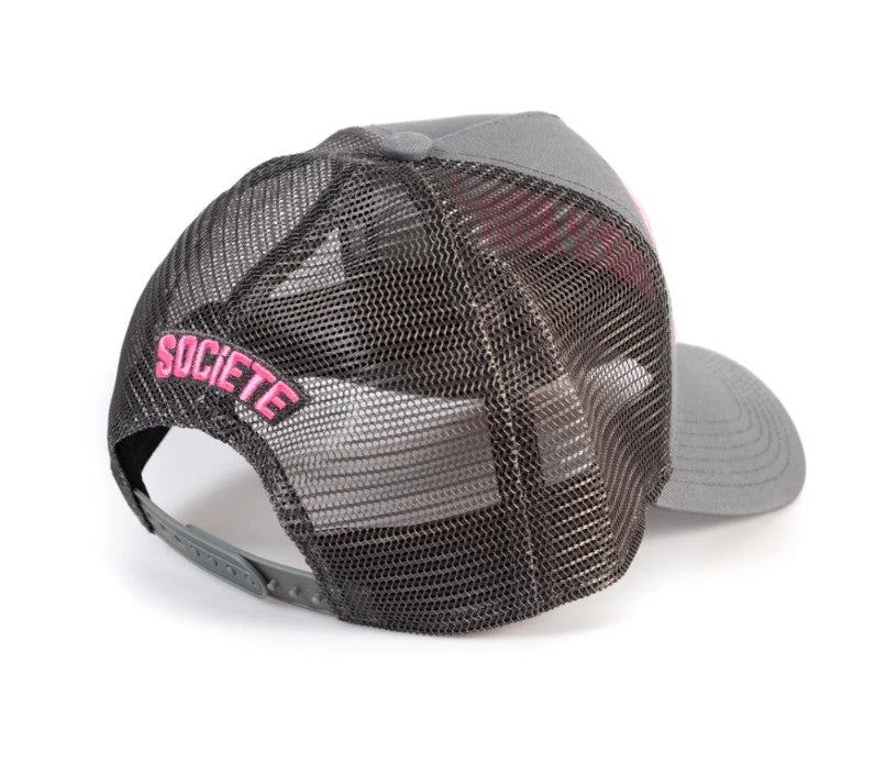 SOCIETE NOIR MARAIS MESH TRUCKER BASEBALL CAP