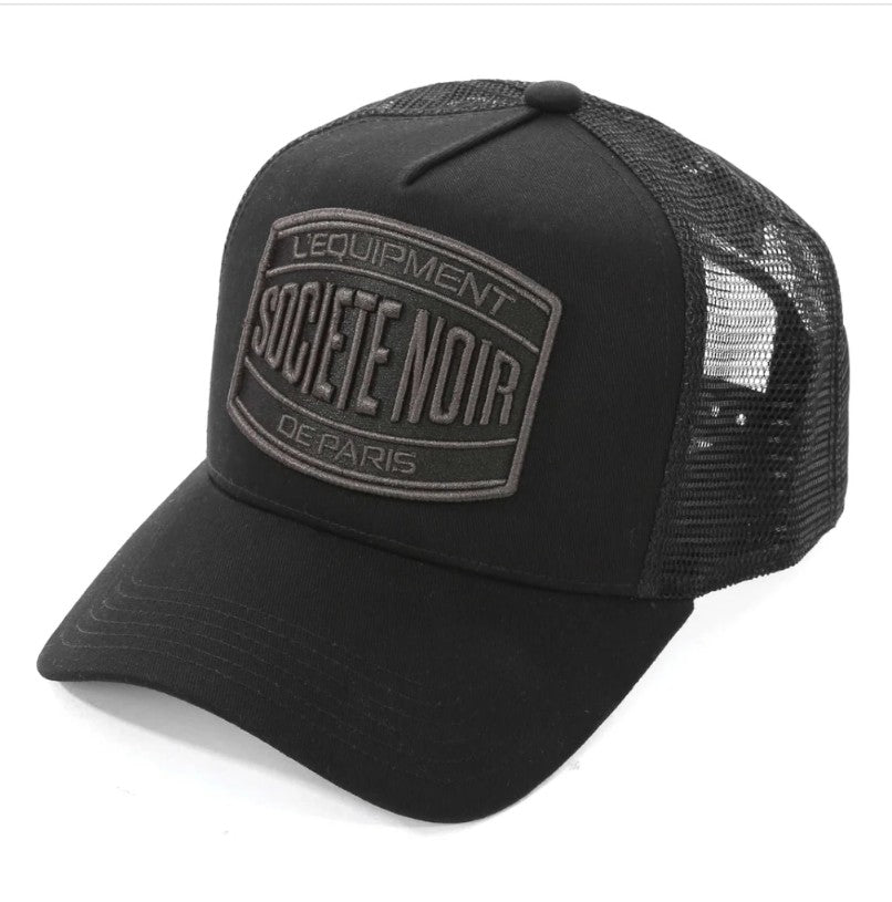 SOCIETE NOIR MARAIS MESH TRUCKER BASEBALL CAP