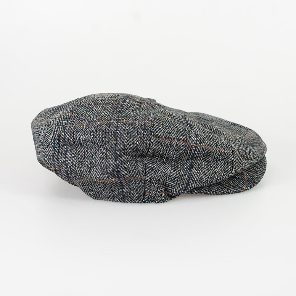 Cavani Albert Tweed Check Flat Cap