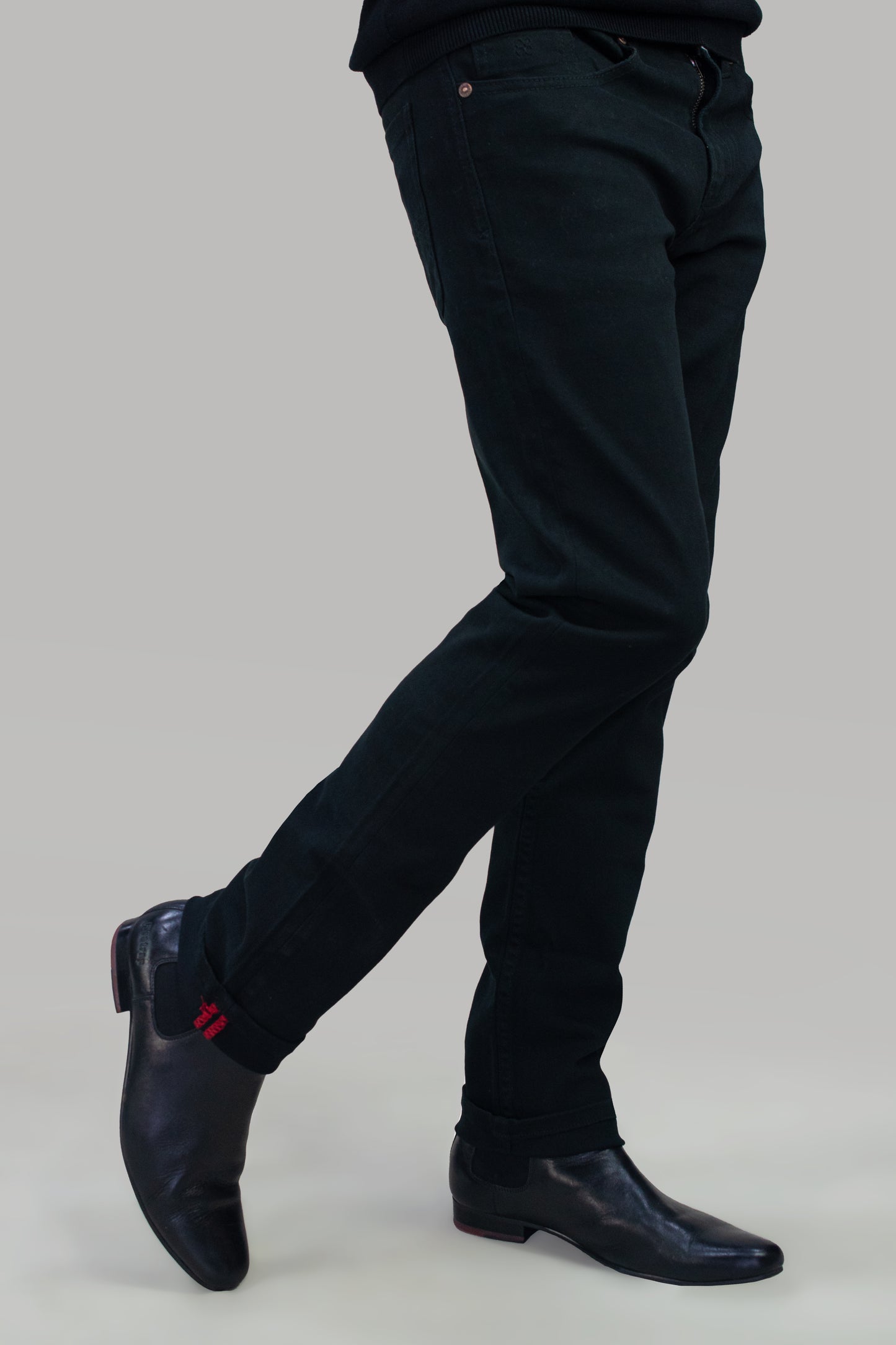 Cavani Jeans Milano Slim Fit Men's Denim Pants in Classic Black, Navy & Stonewash Colors