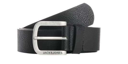 Jack & Jones Harry Belt Black in Various Sizes 30-42 inches