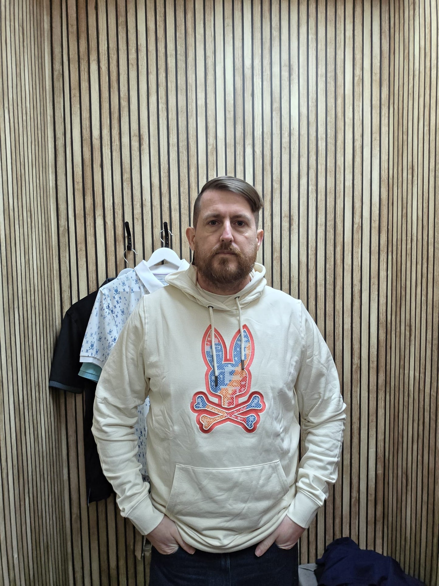 Psycho Bunny Olivier Pixel Bunny Hoodie
