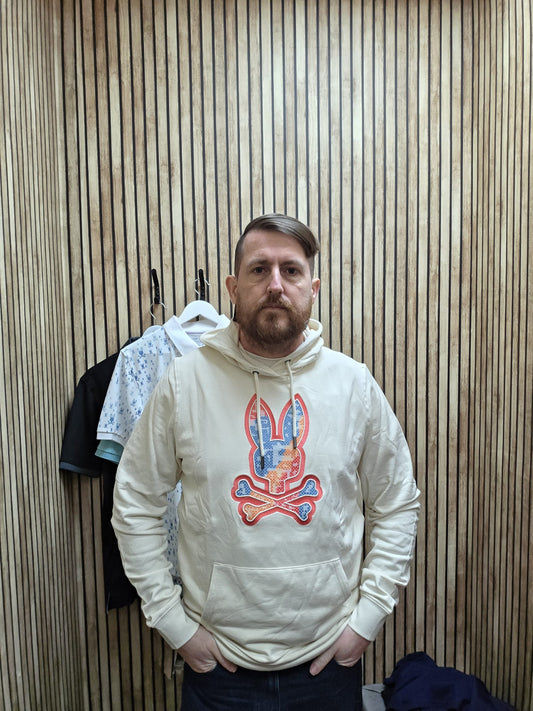 Psycho Bunny Olivier Pixel Bunny Hoodie